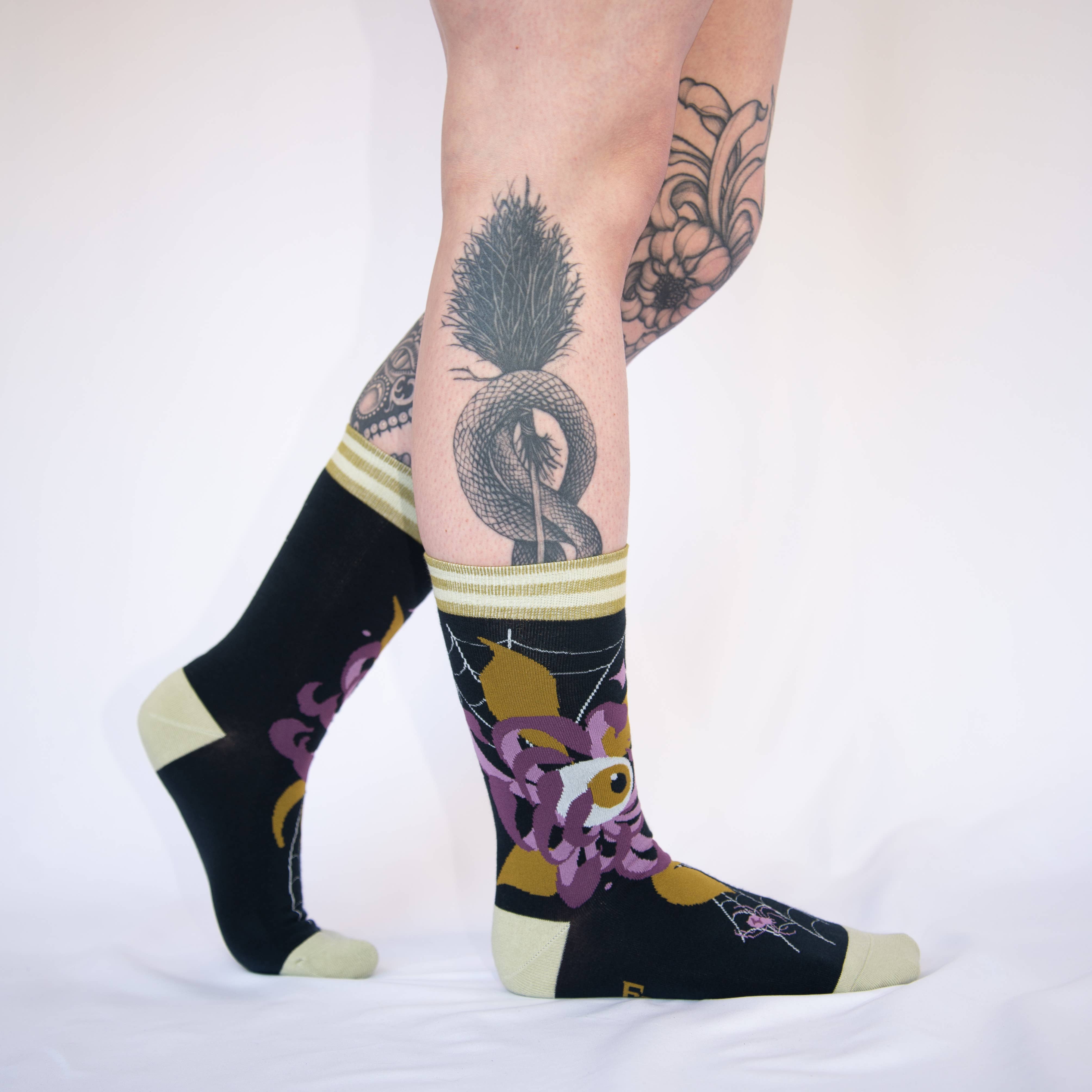 Arachnid's Bloom Socks