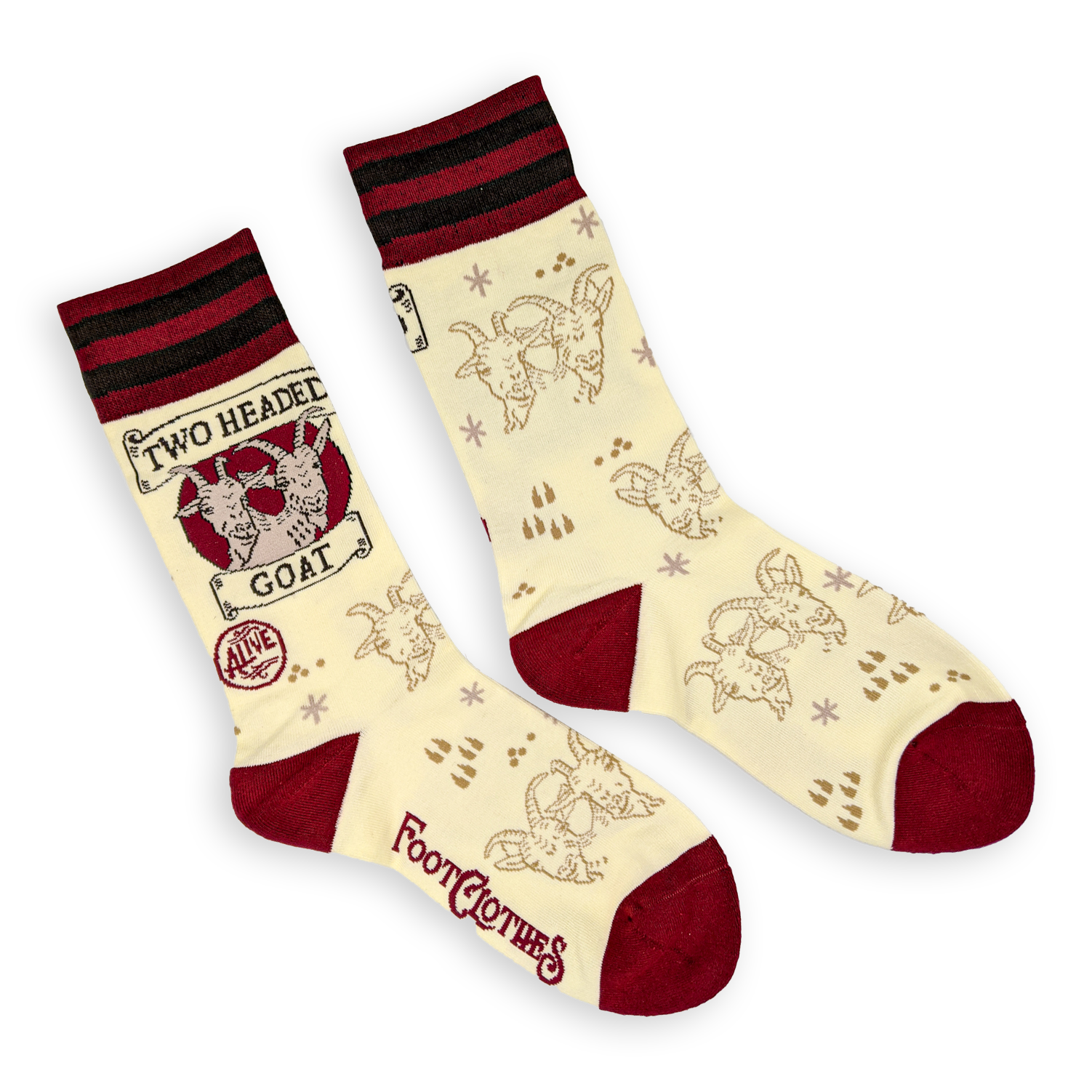 Two Headed Goat Socks