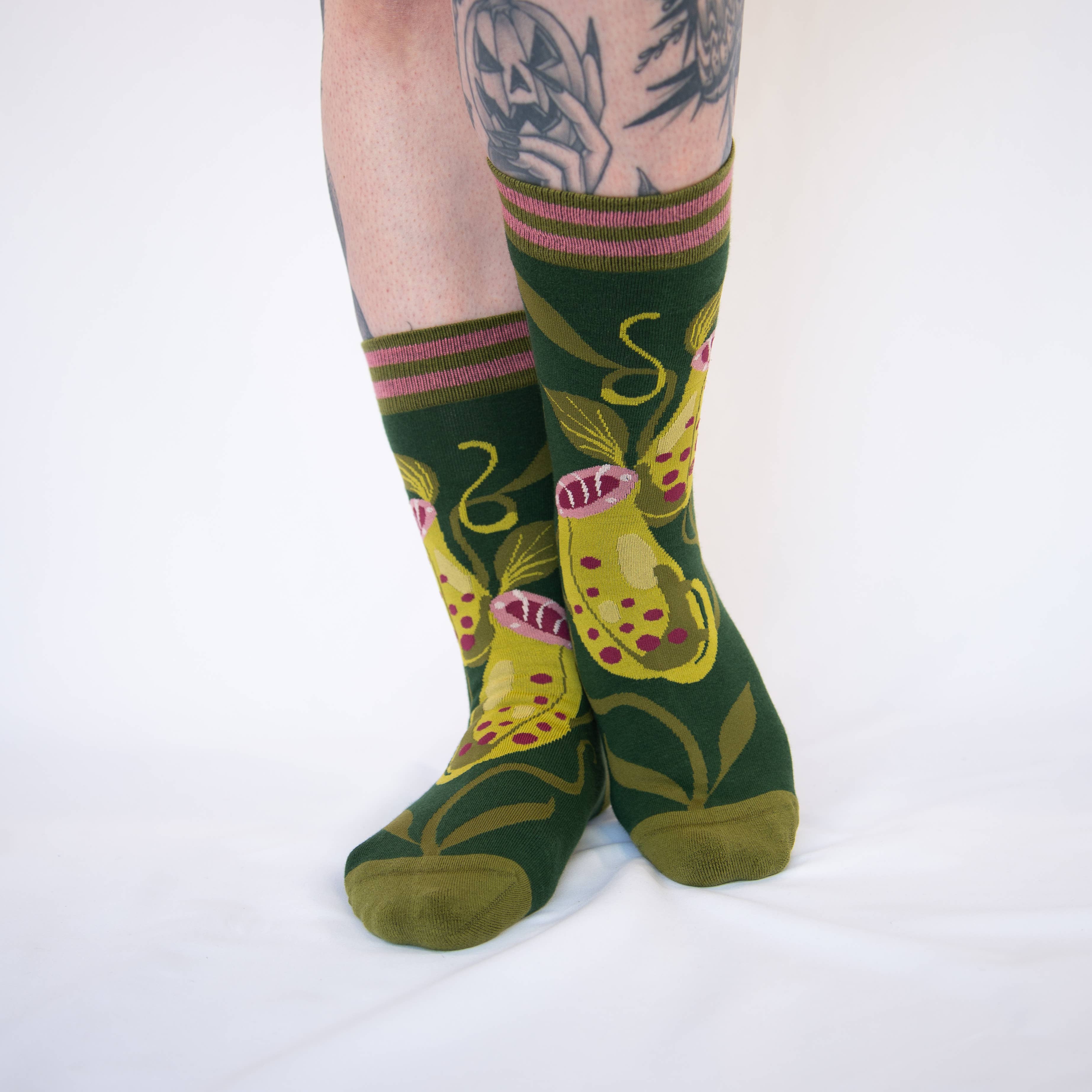 Pitcher Plant Socks