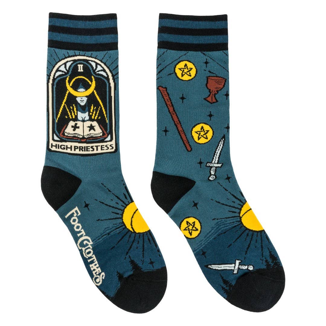 The High Priestess Tarot Nouveau Socks