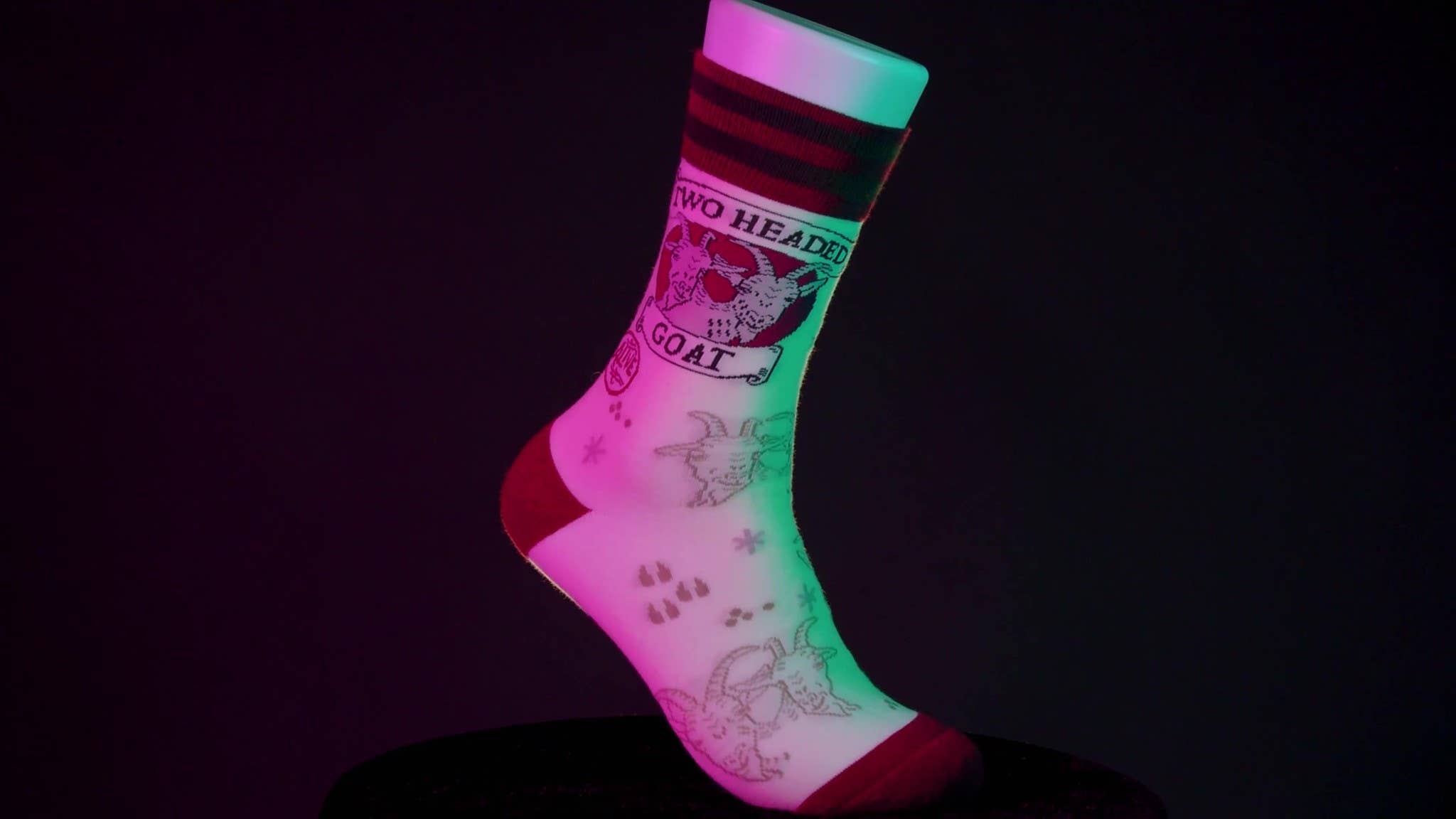 Two Headed Goat Socks