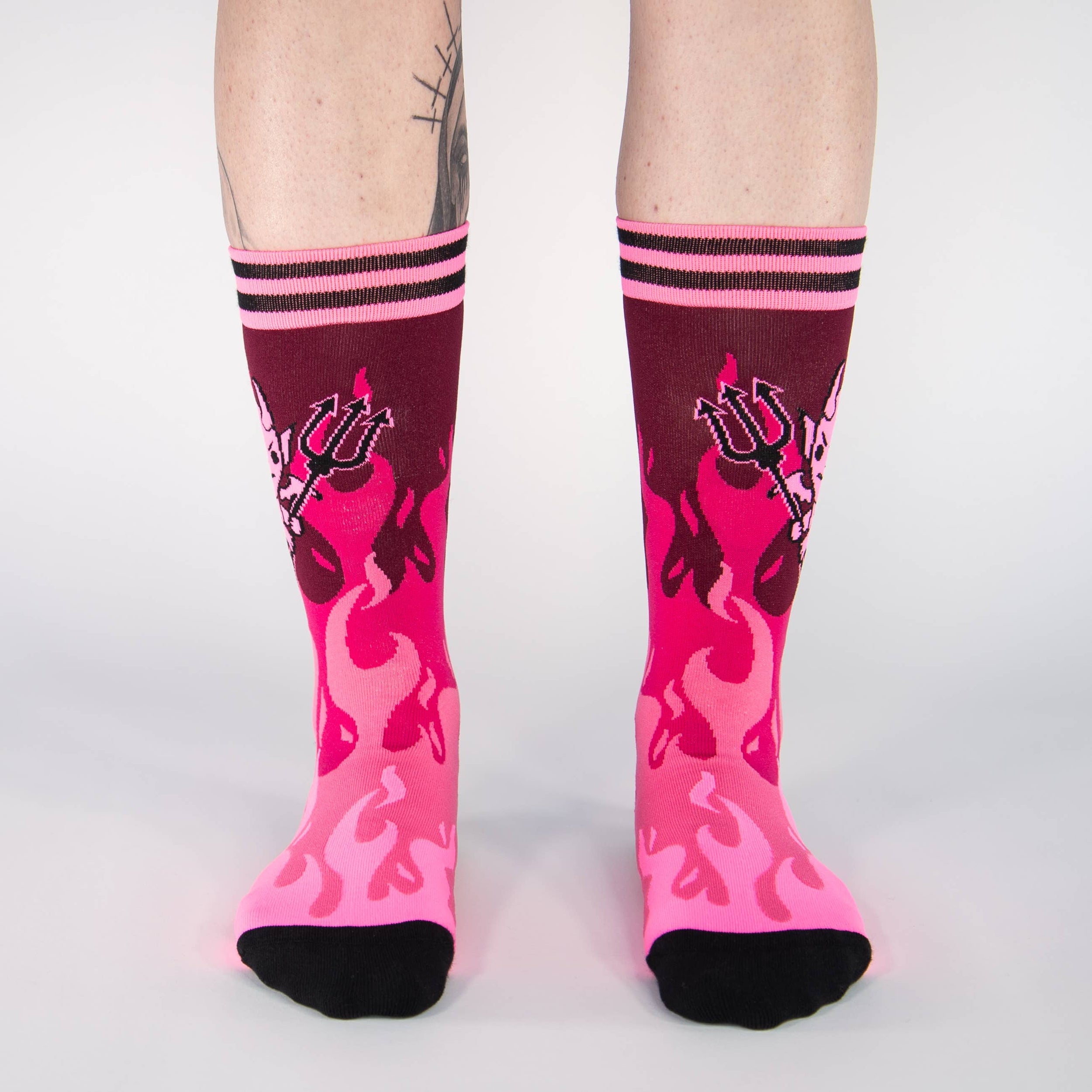 Hot as Heck (UV Reactive) FootClothes x DWYBO Socks