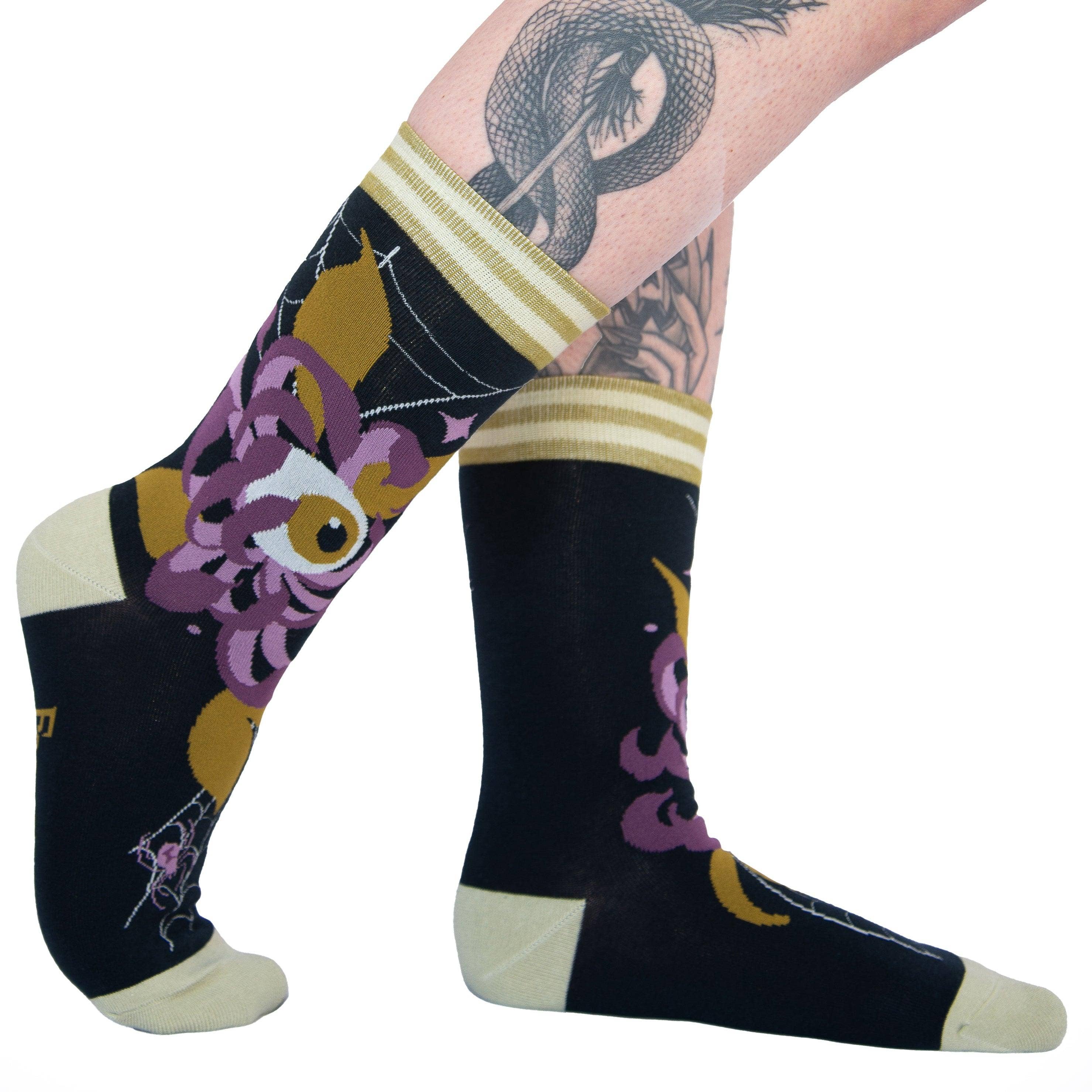 Arachnid's Bloom Socks