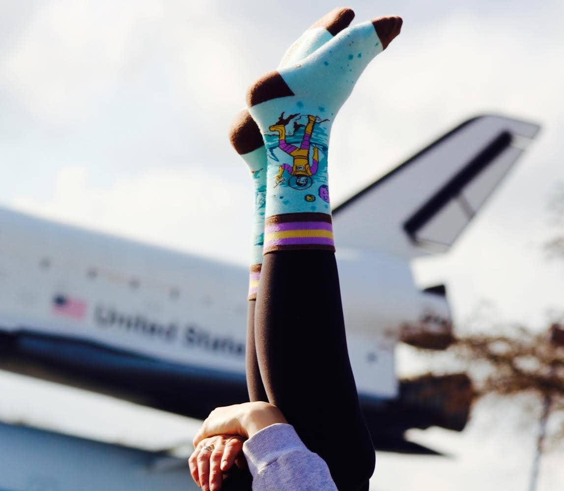 1950s Astronaut Socks