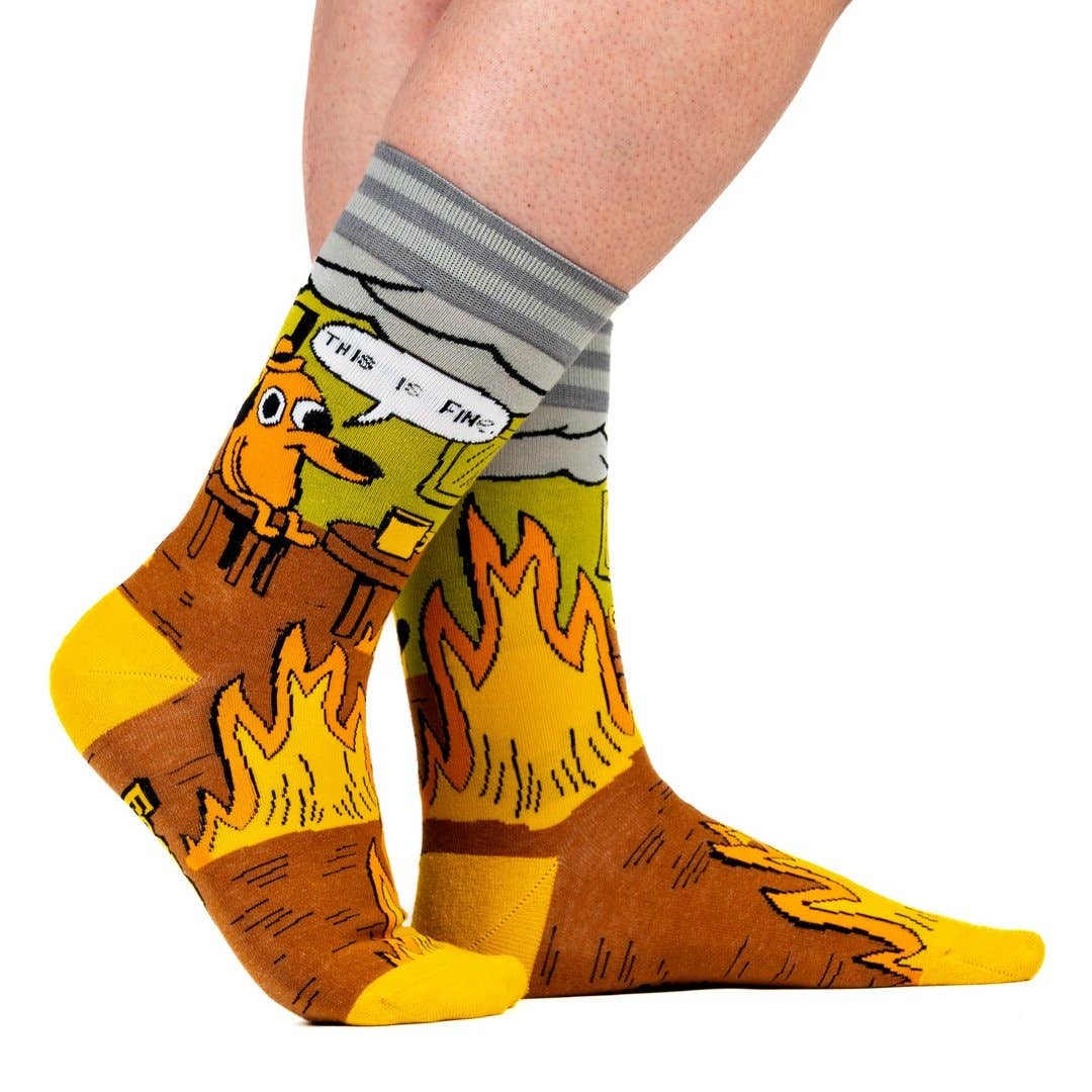 This is Fine: Also, Not Fine. Socks