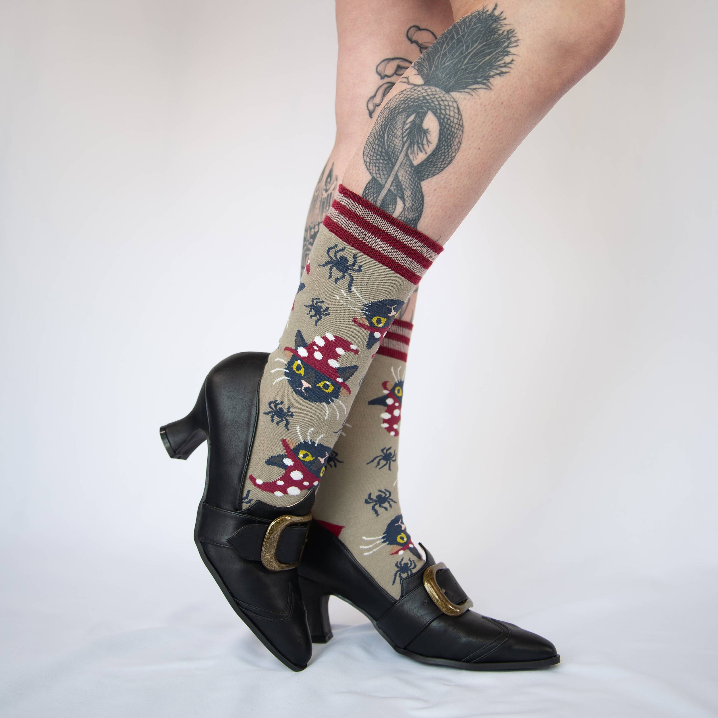Witchy Whiskers Socks