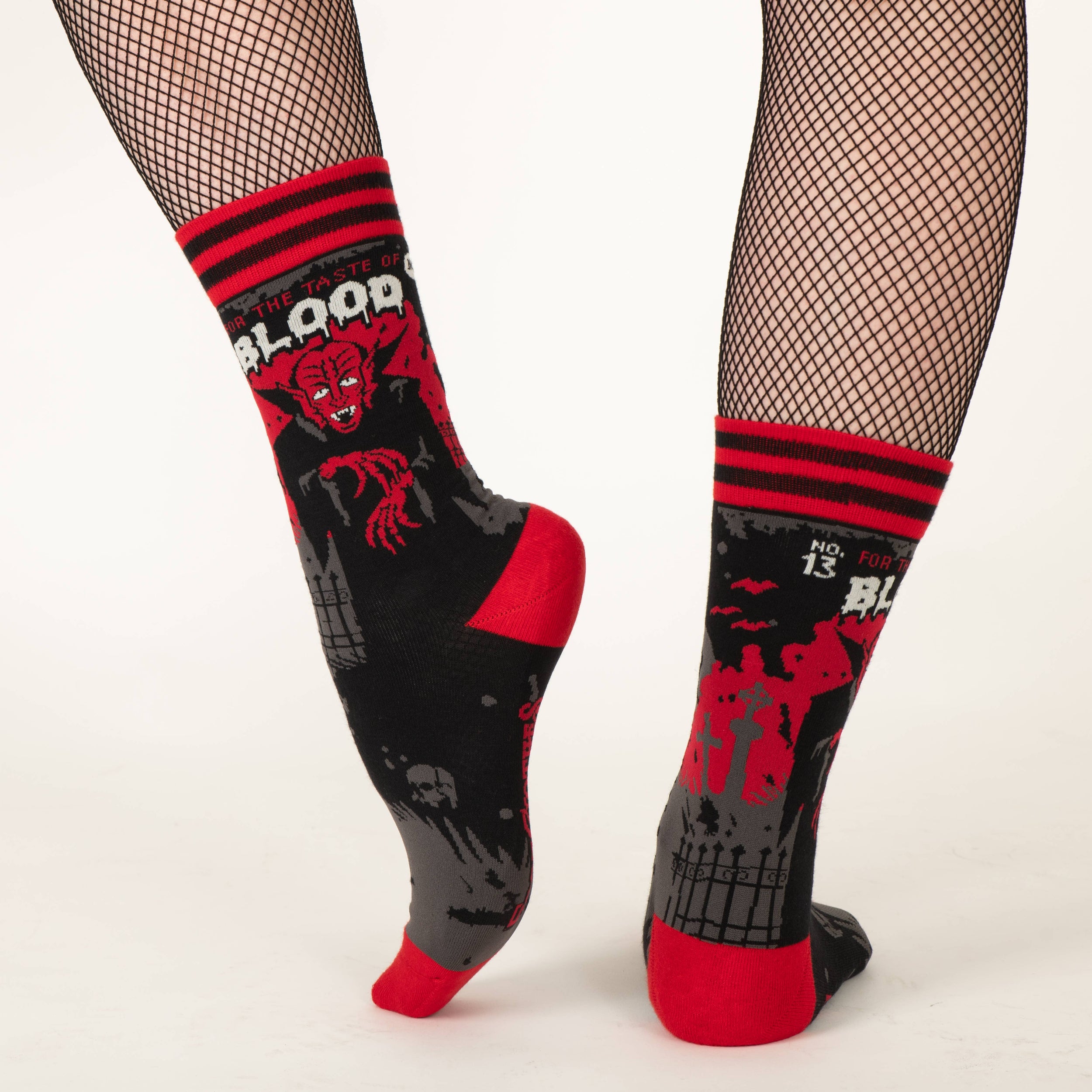 Dracula's Bloodlust Socks