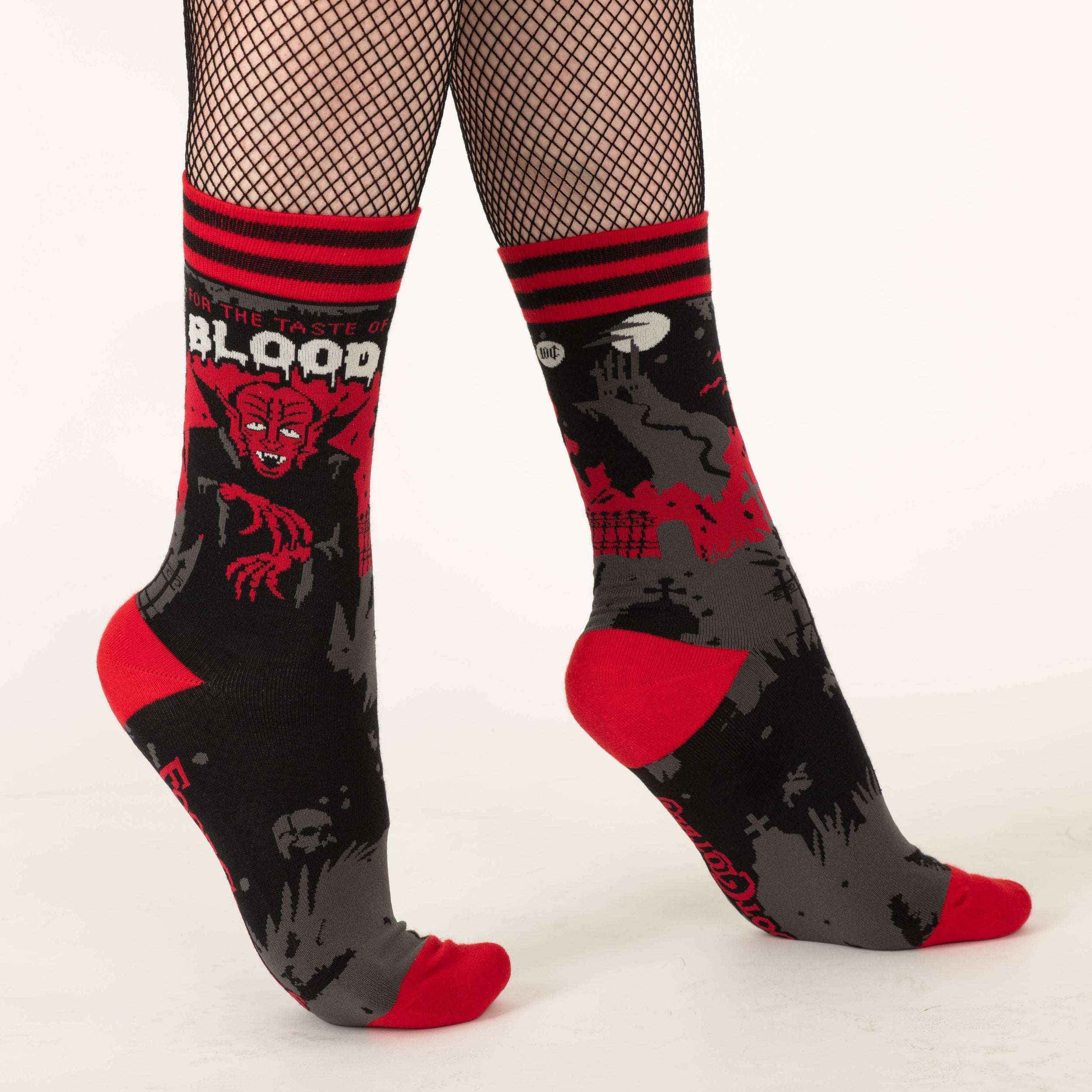 Dracula's Bloodlust Socks