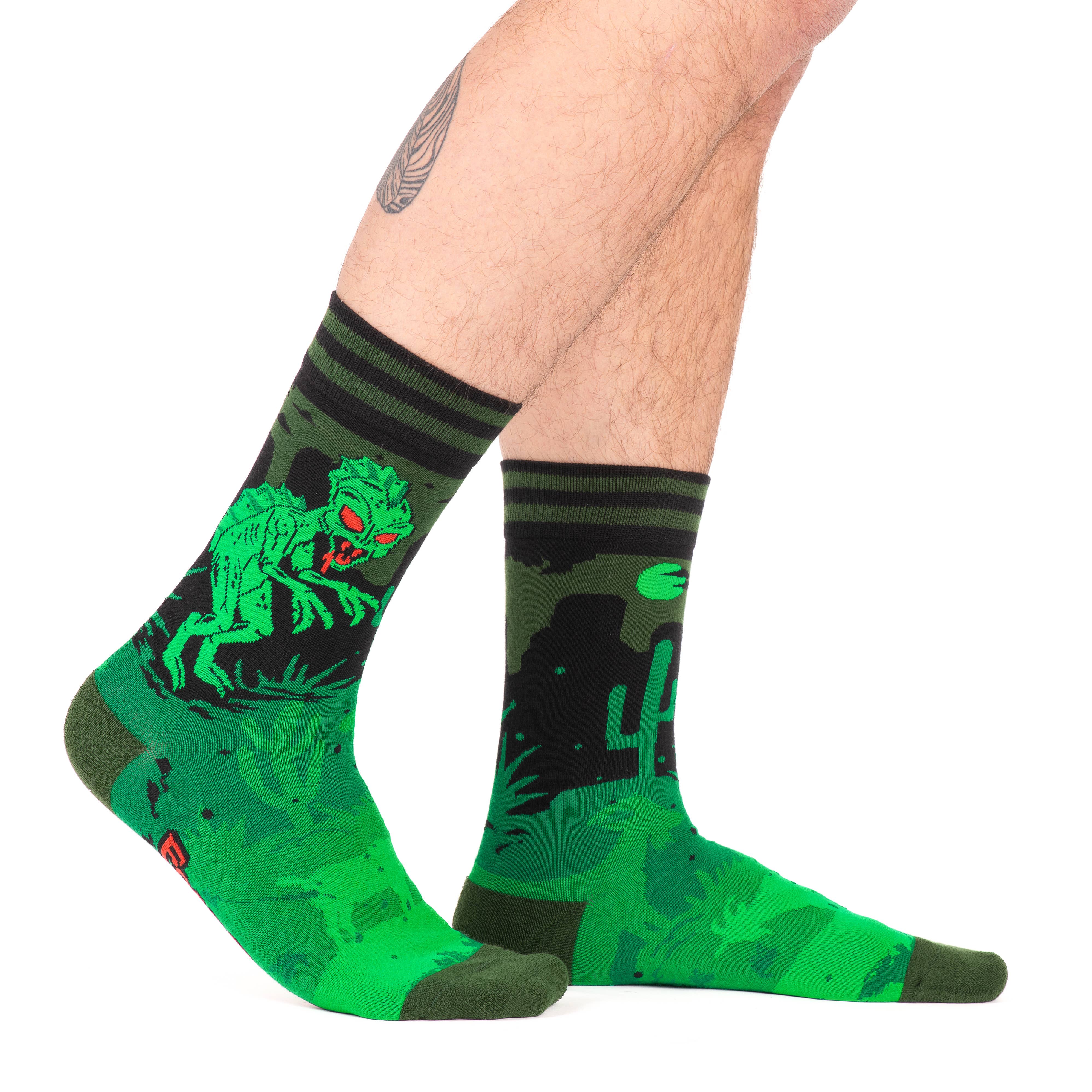 El Chupacabra Crew Socks