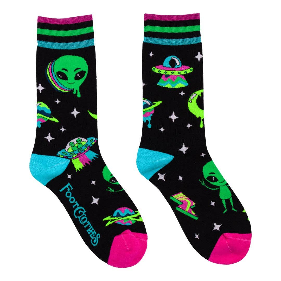 Spaced Out Alien Socks