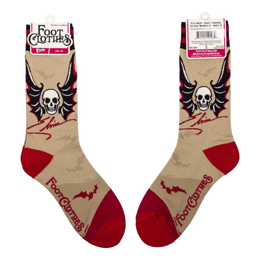 Elvira Cruel Ink Socks