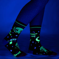 Spaced Out Alien Socks