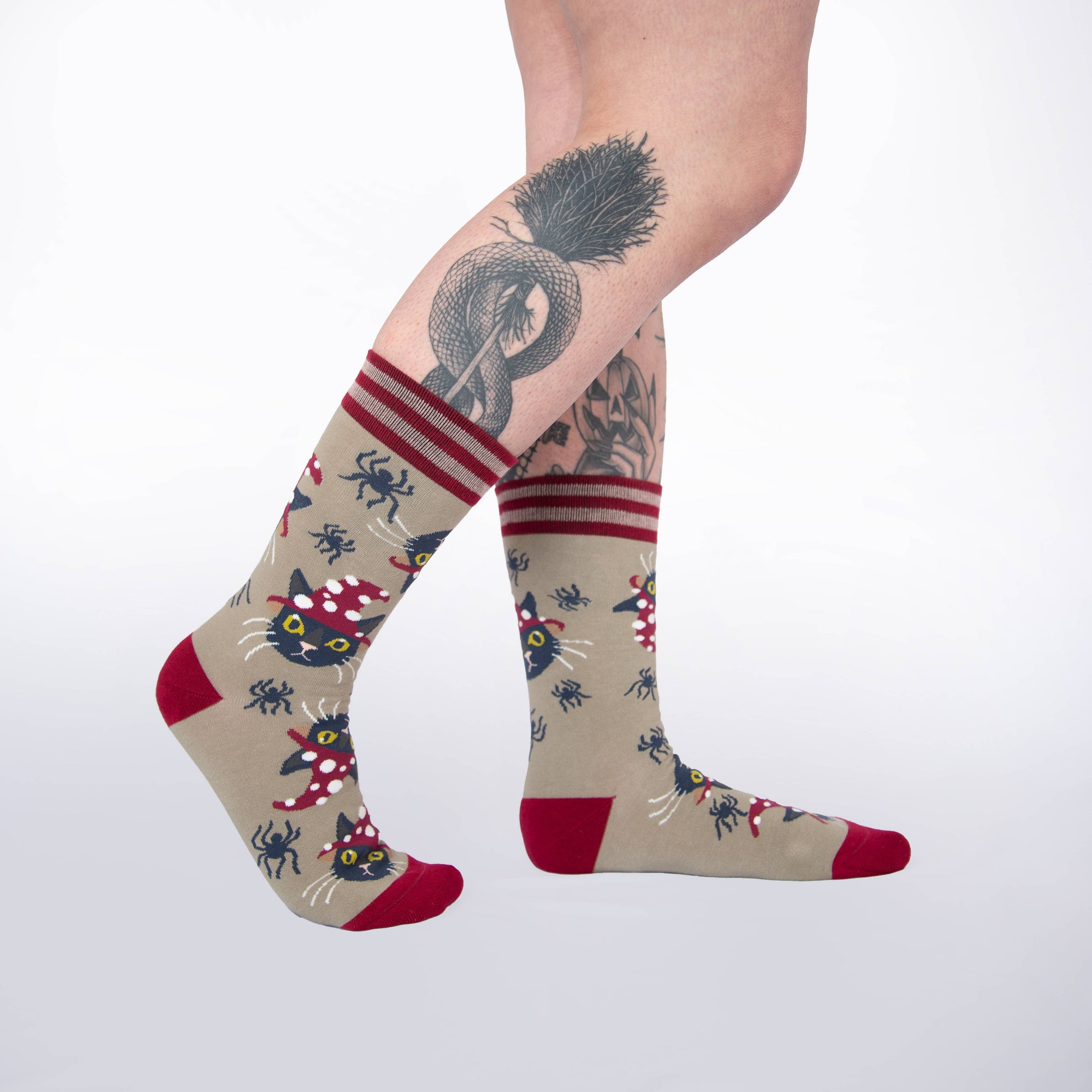 Witchy Whiskers Socks