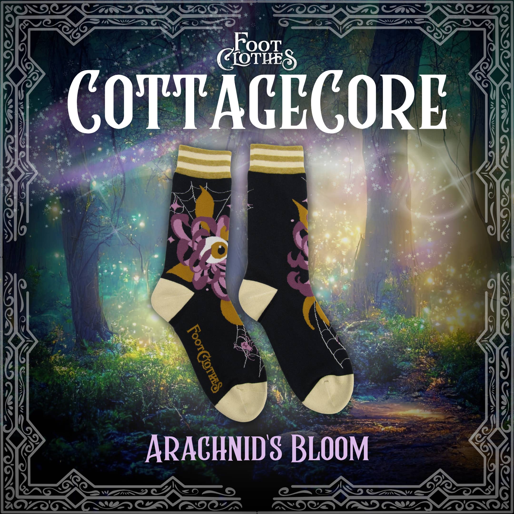 Arachnid's Bloom Socks