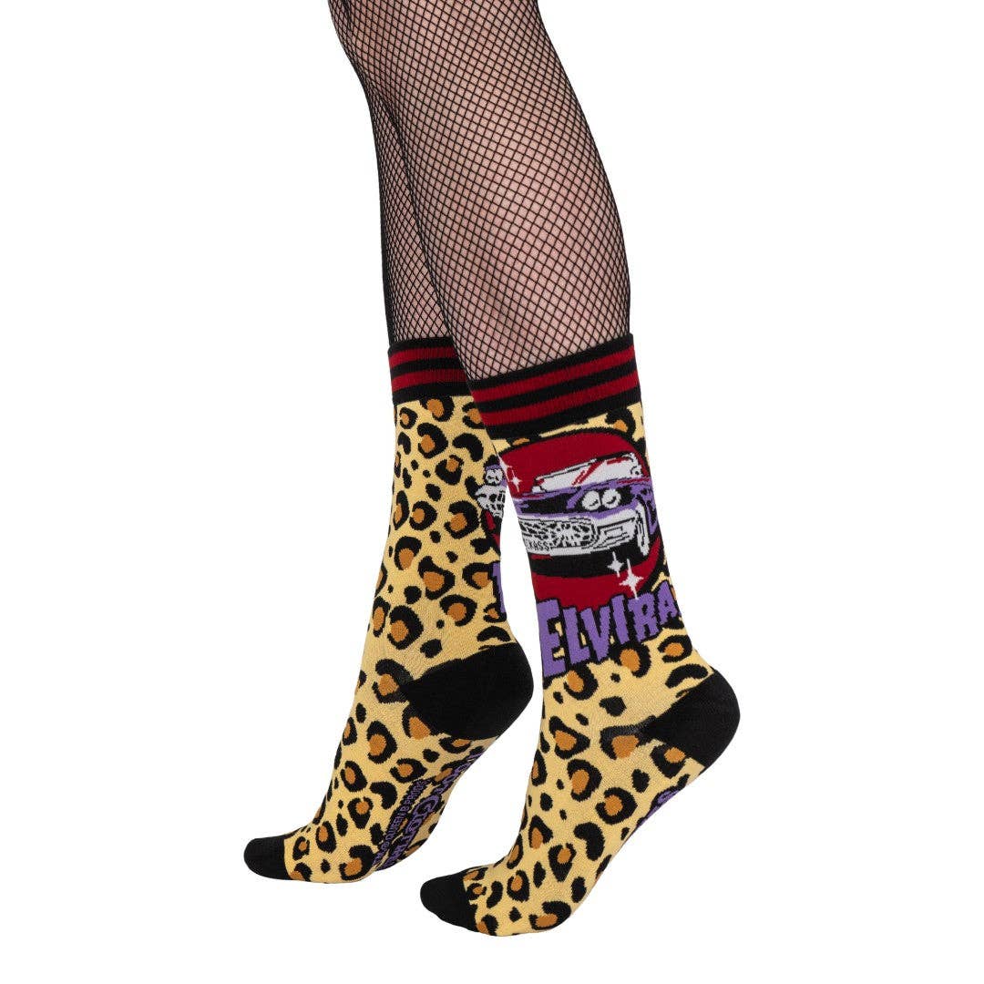 Elvira Macabre Mobile Socks