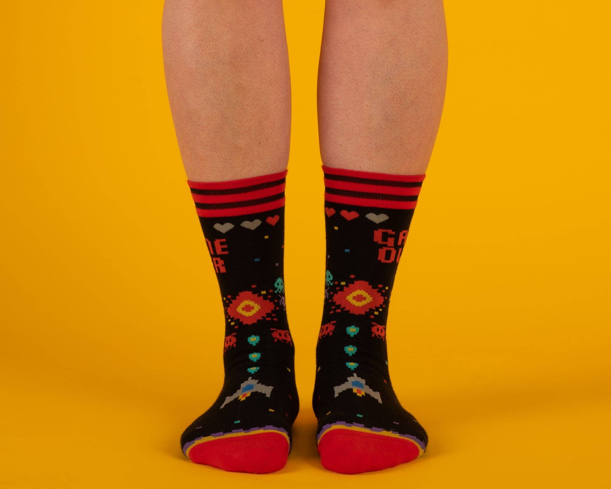 Game Over 80s Video Game Socks