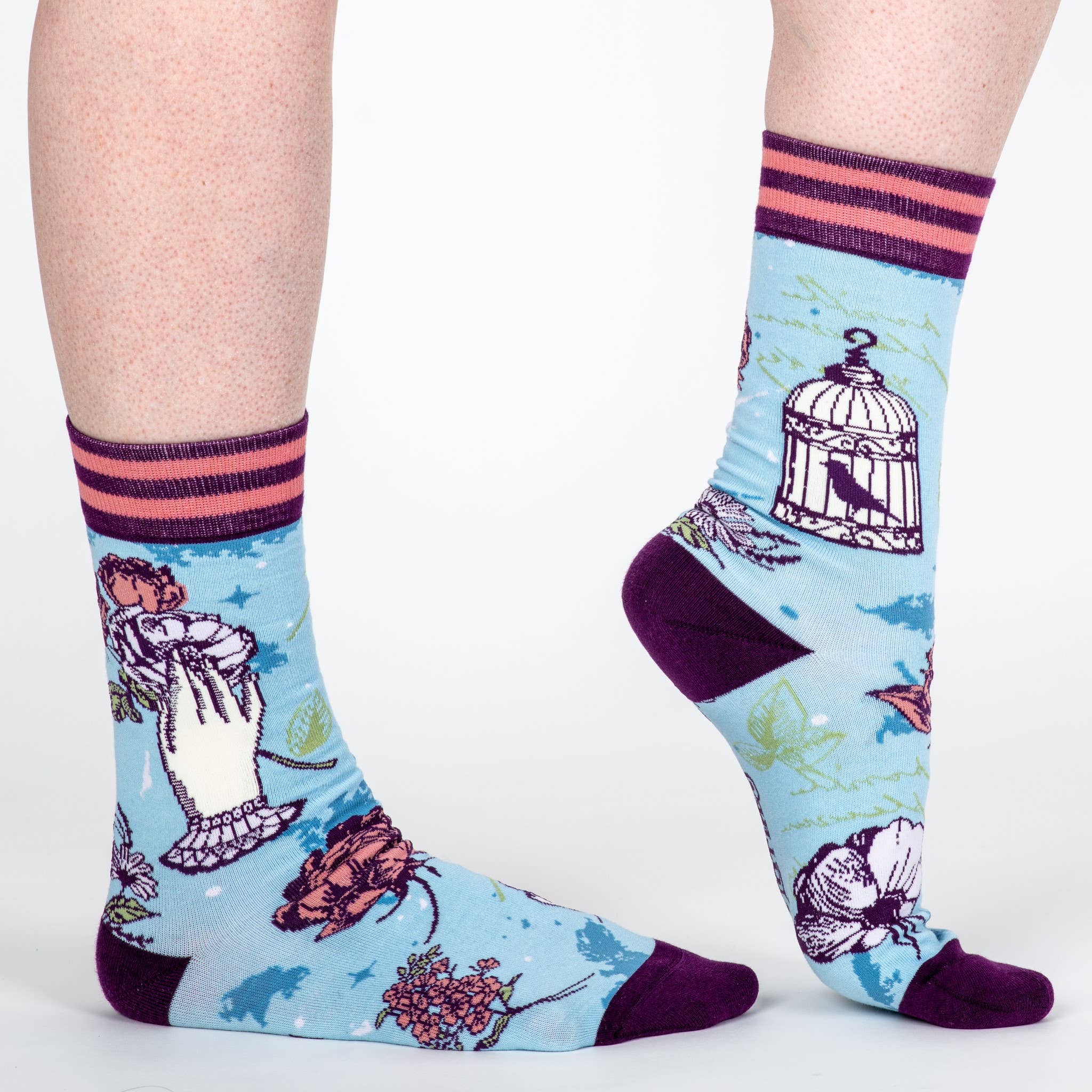 Floral Nightingale Socks