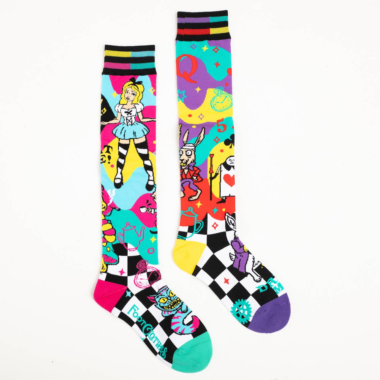 Down the Rabbit Hole Knee High Socks