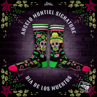 Angelo Montiel Signature Dia de Los Muertos Socks
