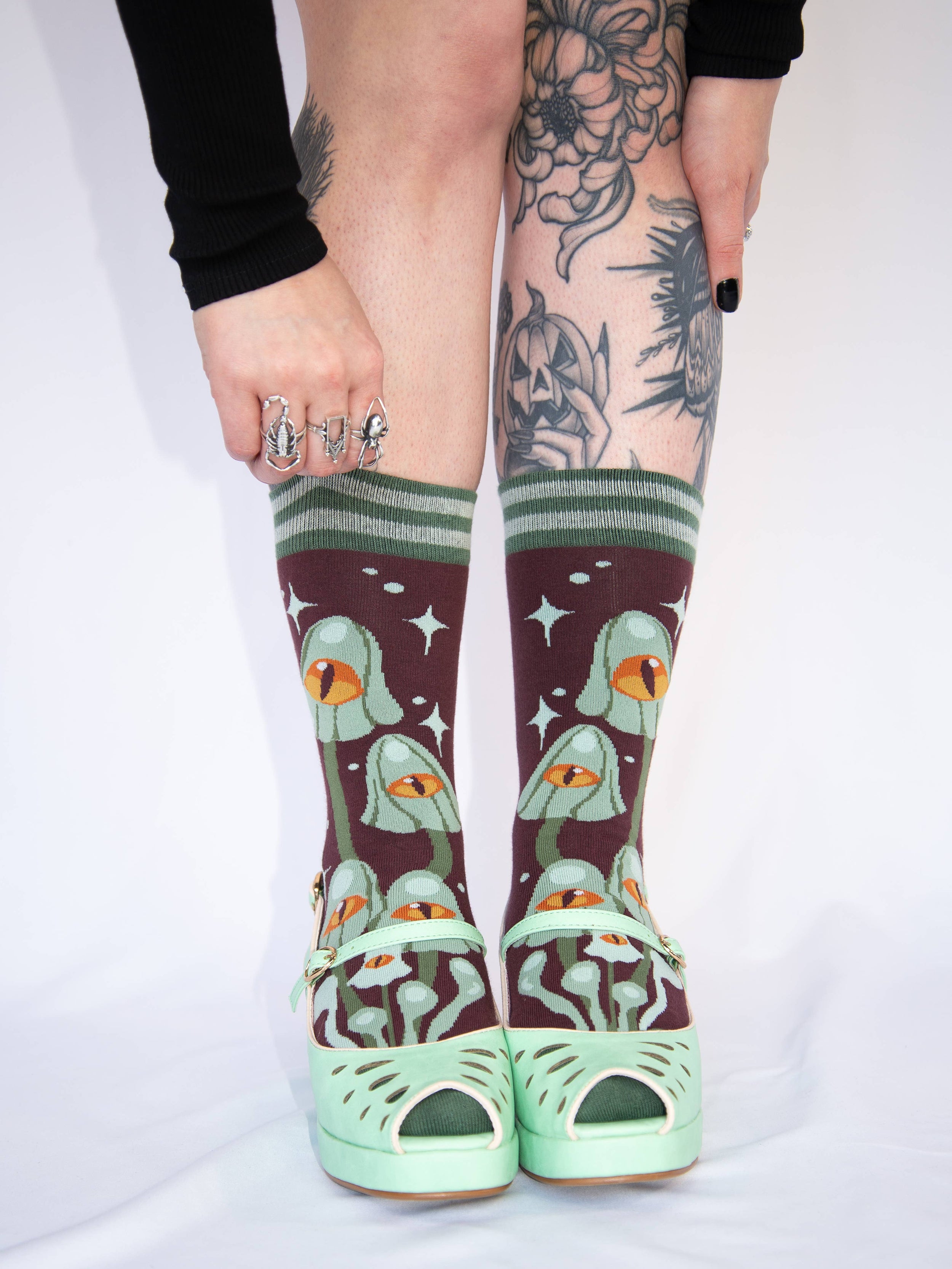 Mystic Mushrooms Socks