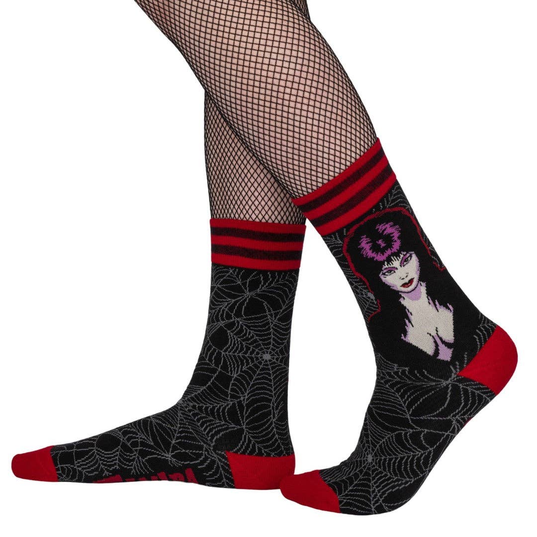 Elvira Mistress of the Dark Socks