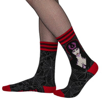 Elvira Mistress of the Dark Socks