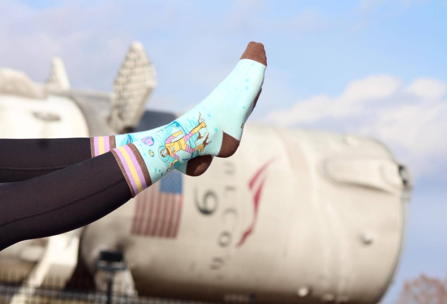 1950s Astronaut Socks