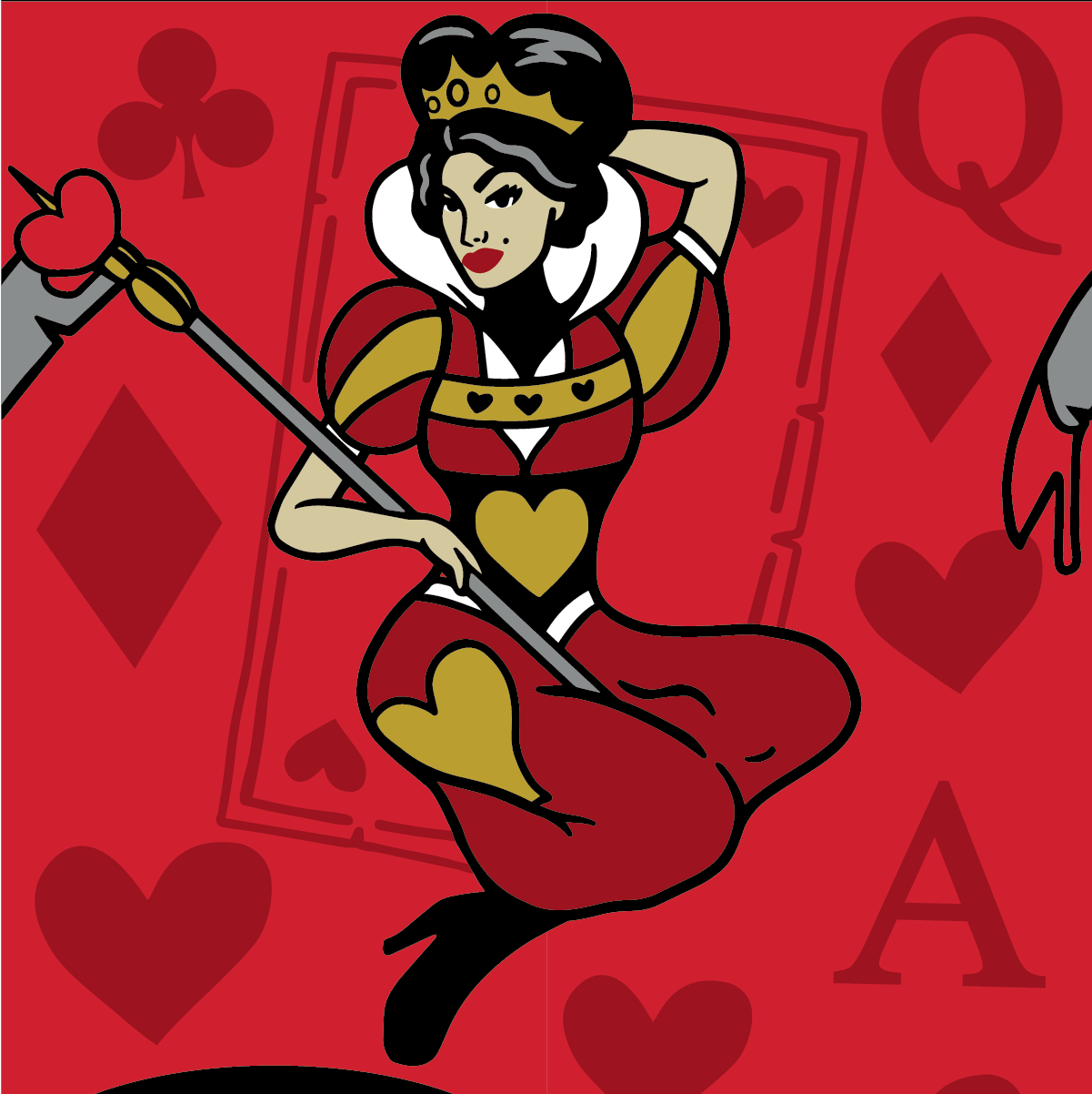 Queen of Hearts Socks