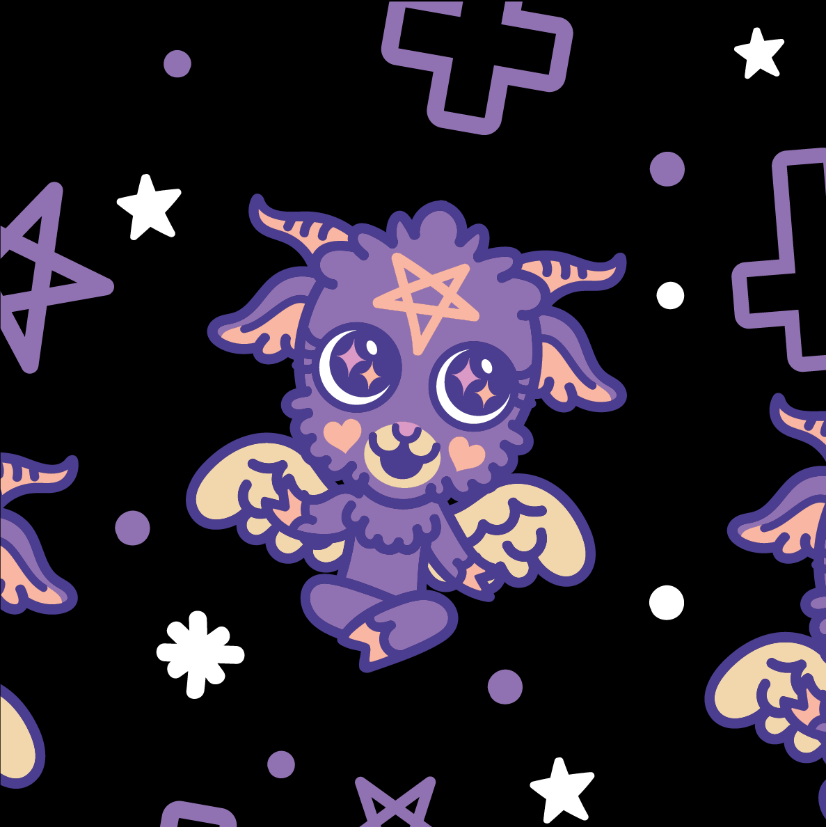 Baby Baphomet Socks
