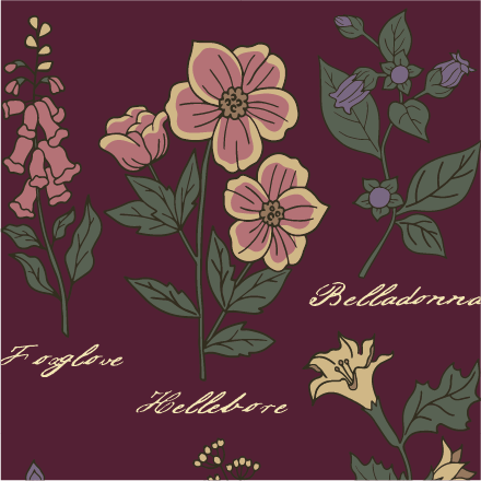 Baneful Botany Socks