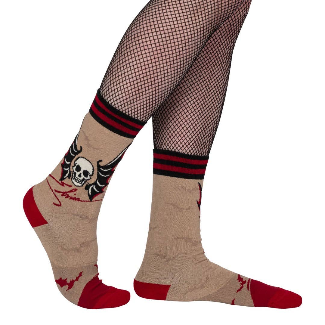 Elvira Cruel Ink Socks
