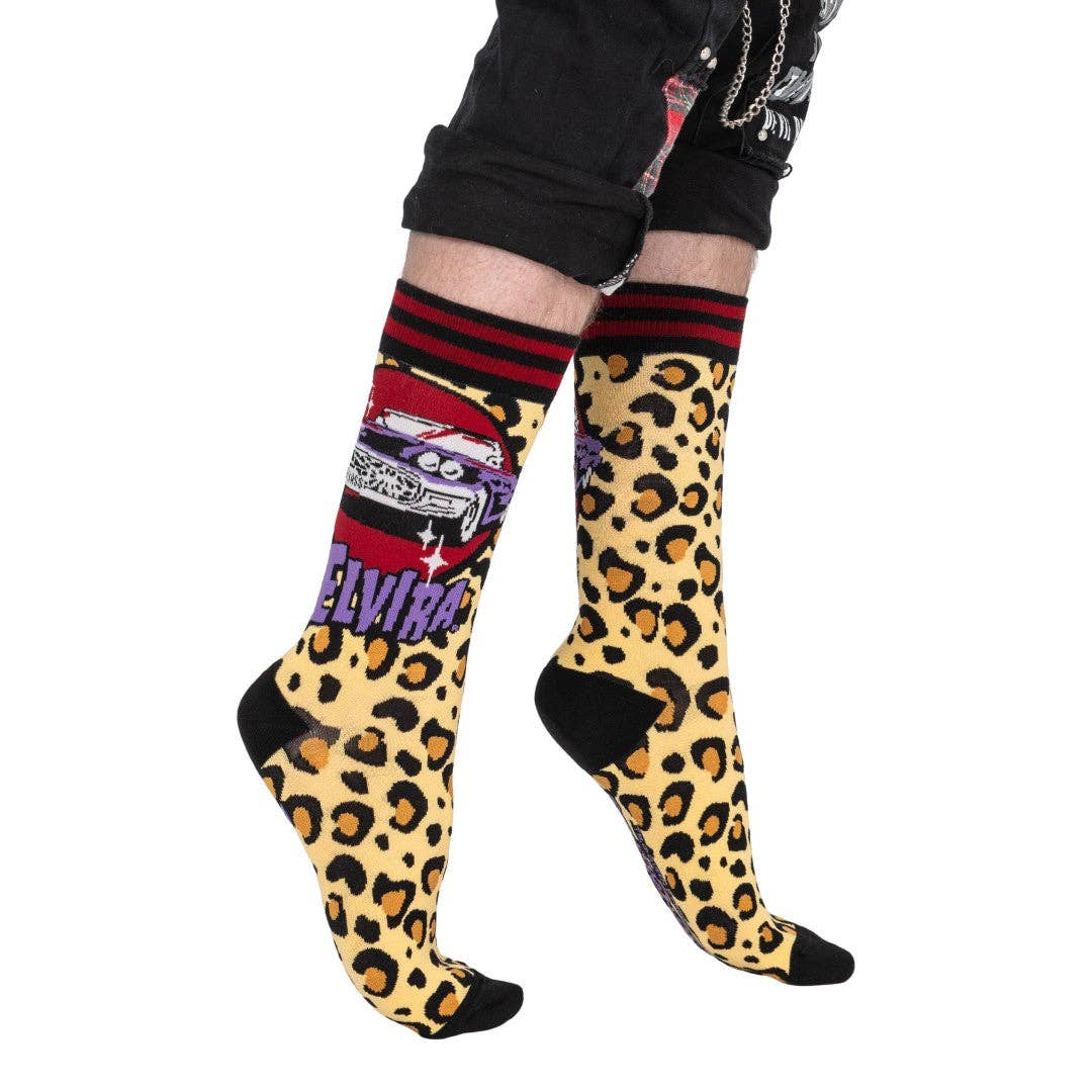 Elvira Macabre Mobile Socks