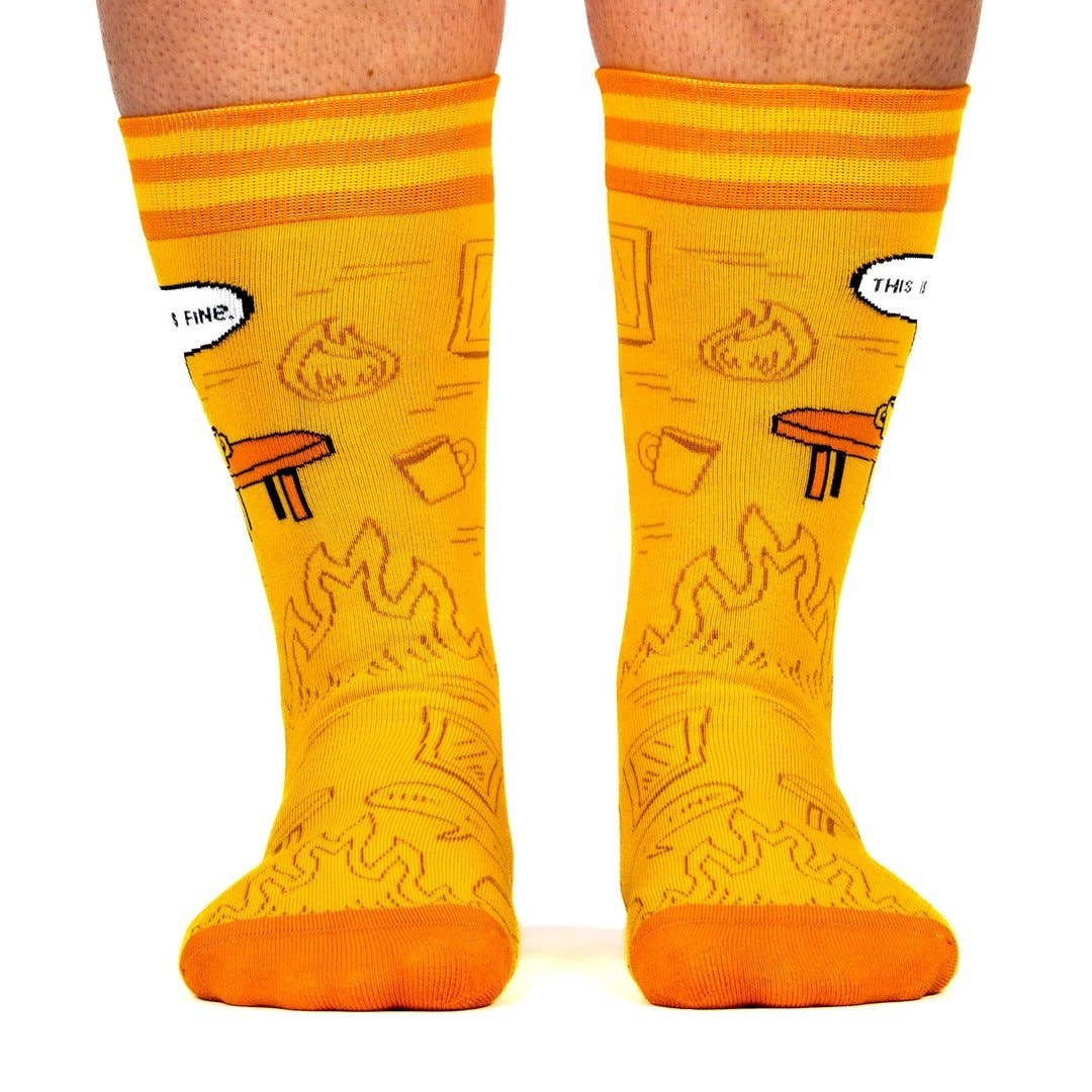 This is Fine: Iconic Edition Socks