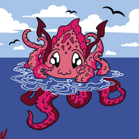 Cute Kraken Socks