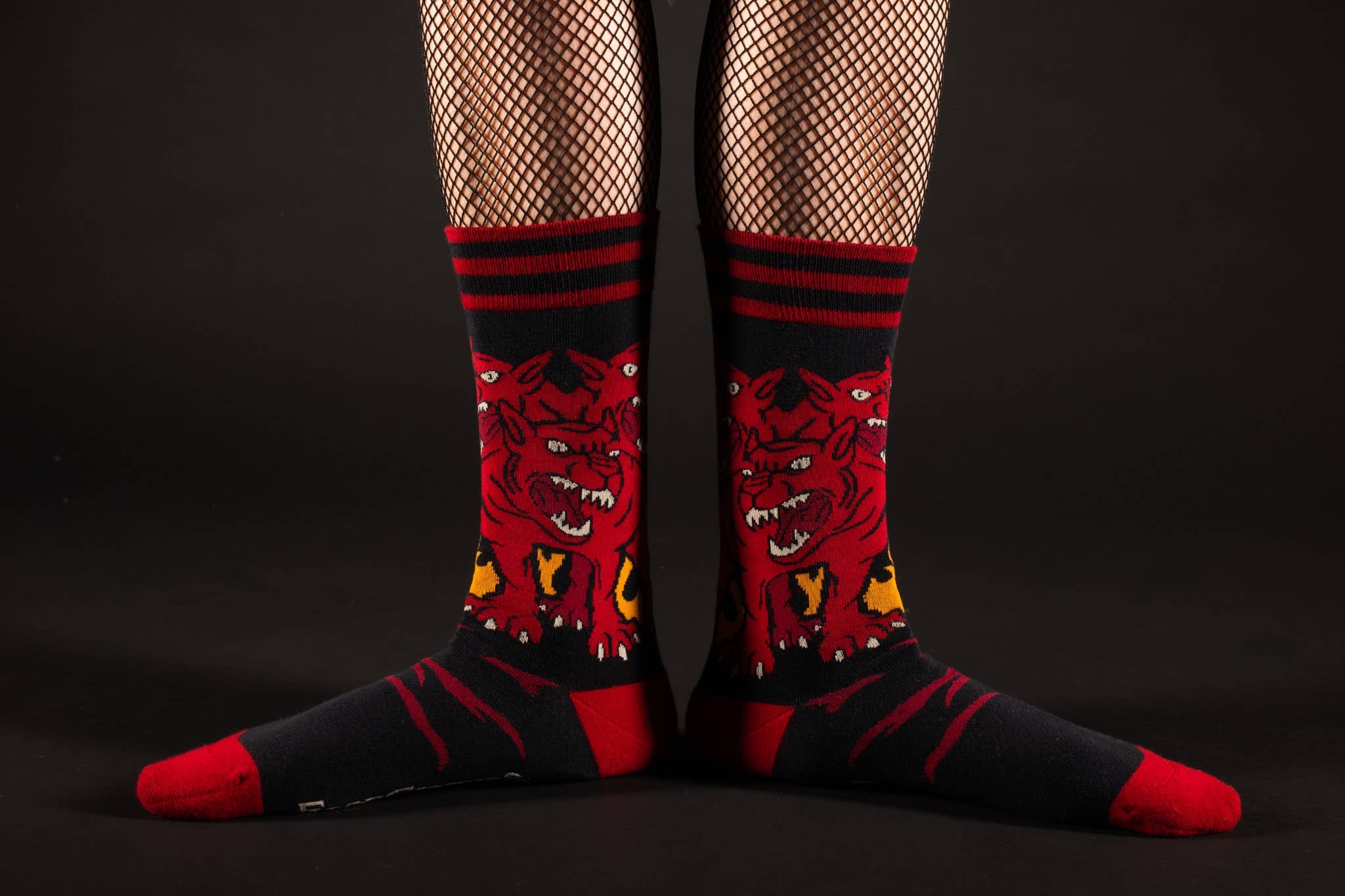 Evil AF Cerberus Socks