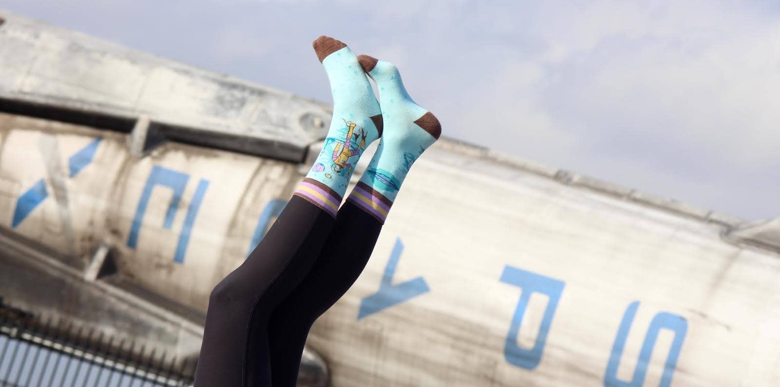 1950s Astronaut Socks