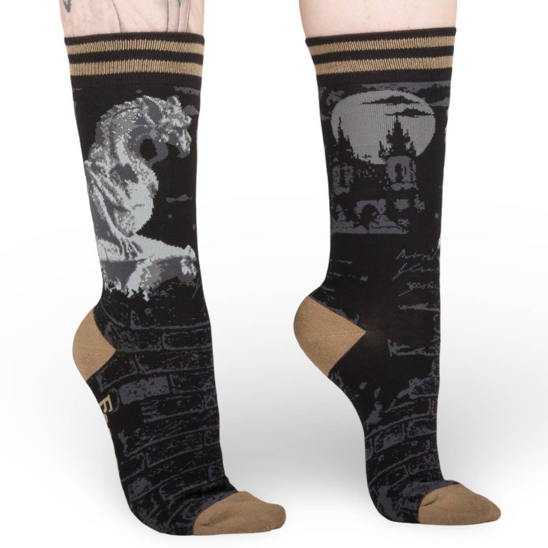 Gargoyle Guardian Socks