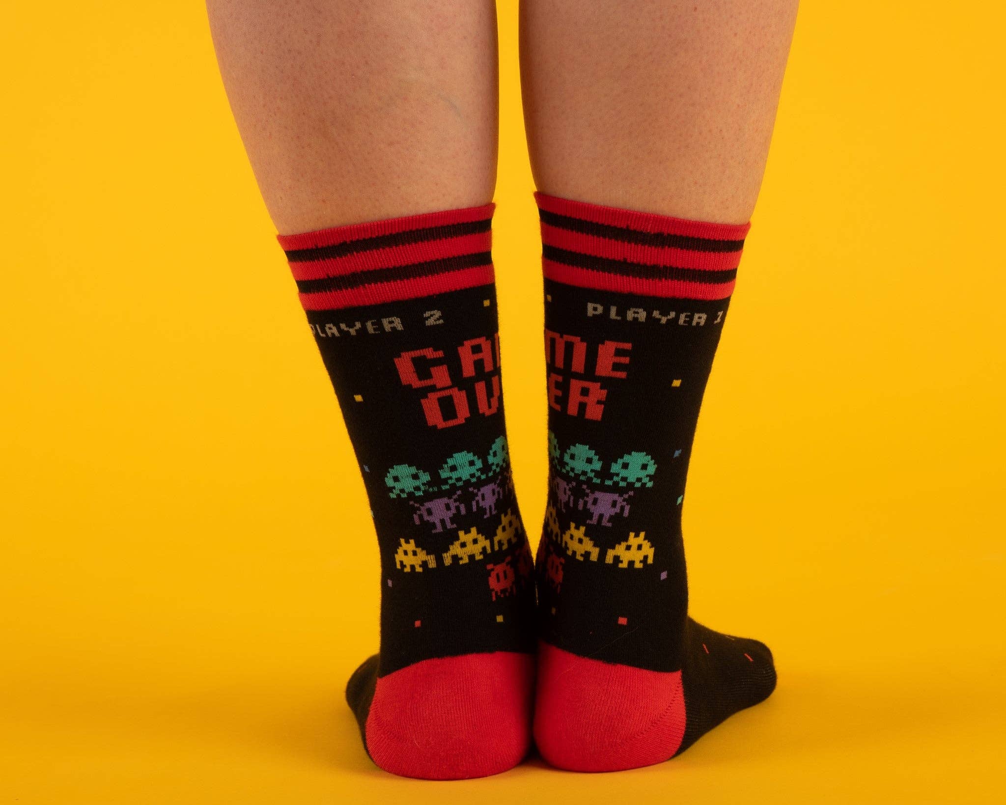 Game Over 80s Video Game Socks