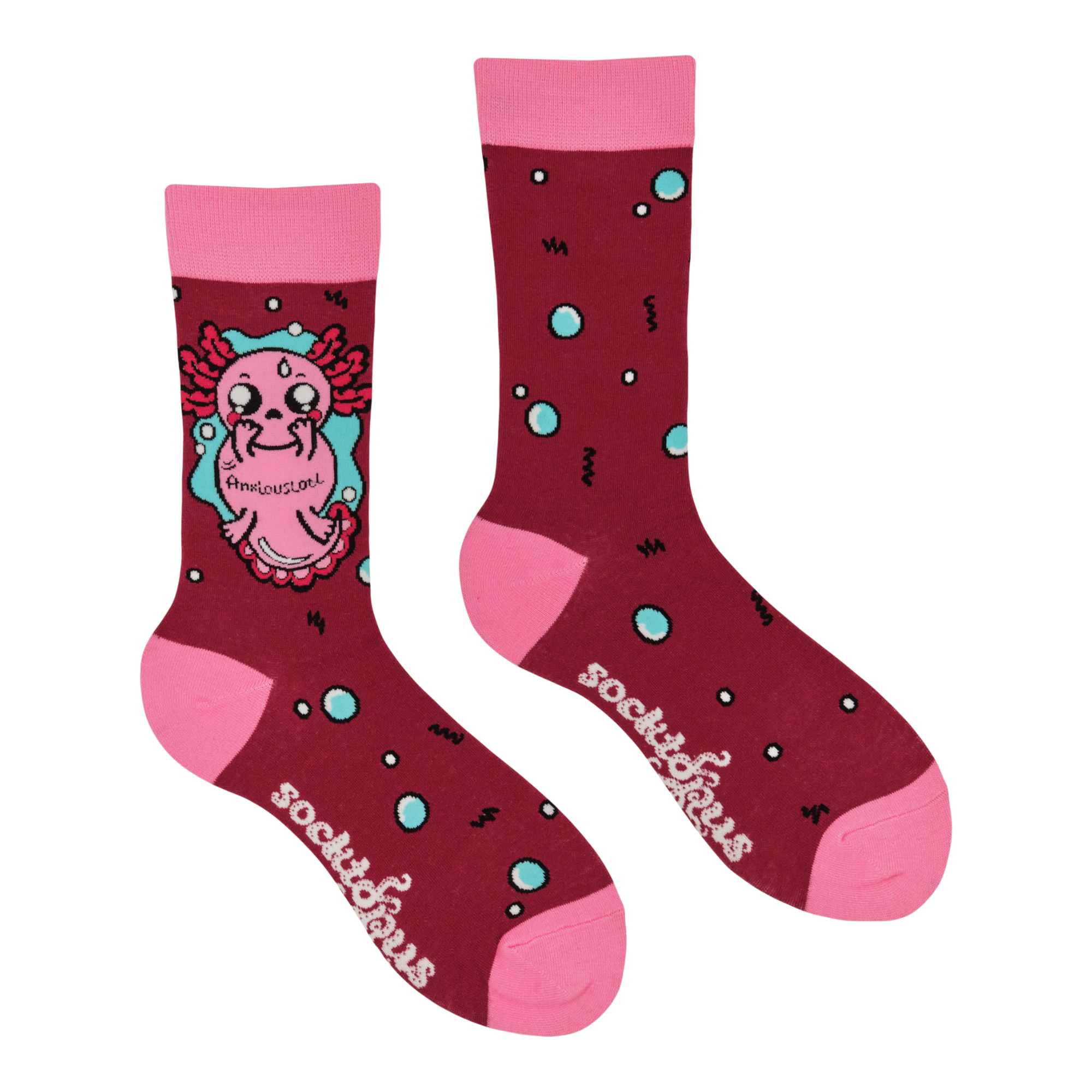 InnaBox - Anxiouslotl Socks