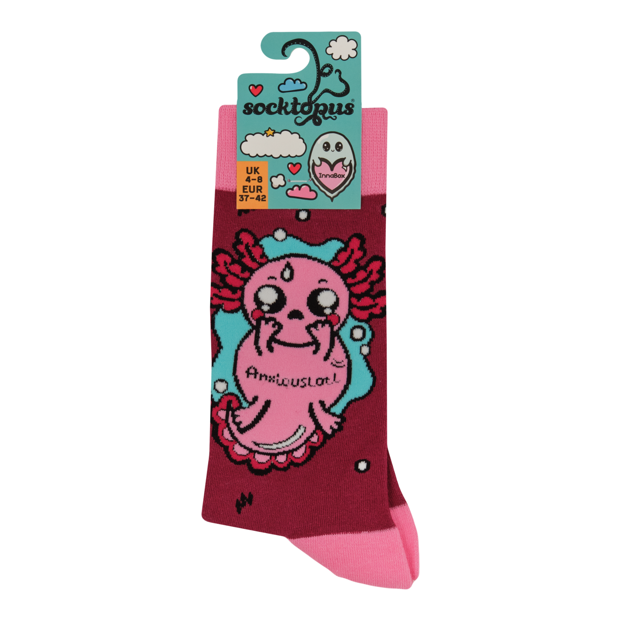 InnaBox - Anxiouslotl Socks
