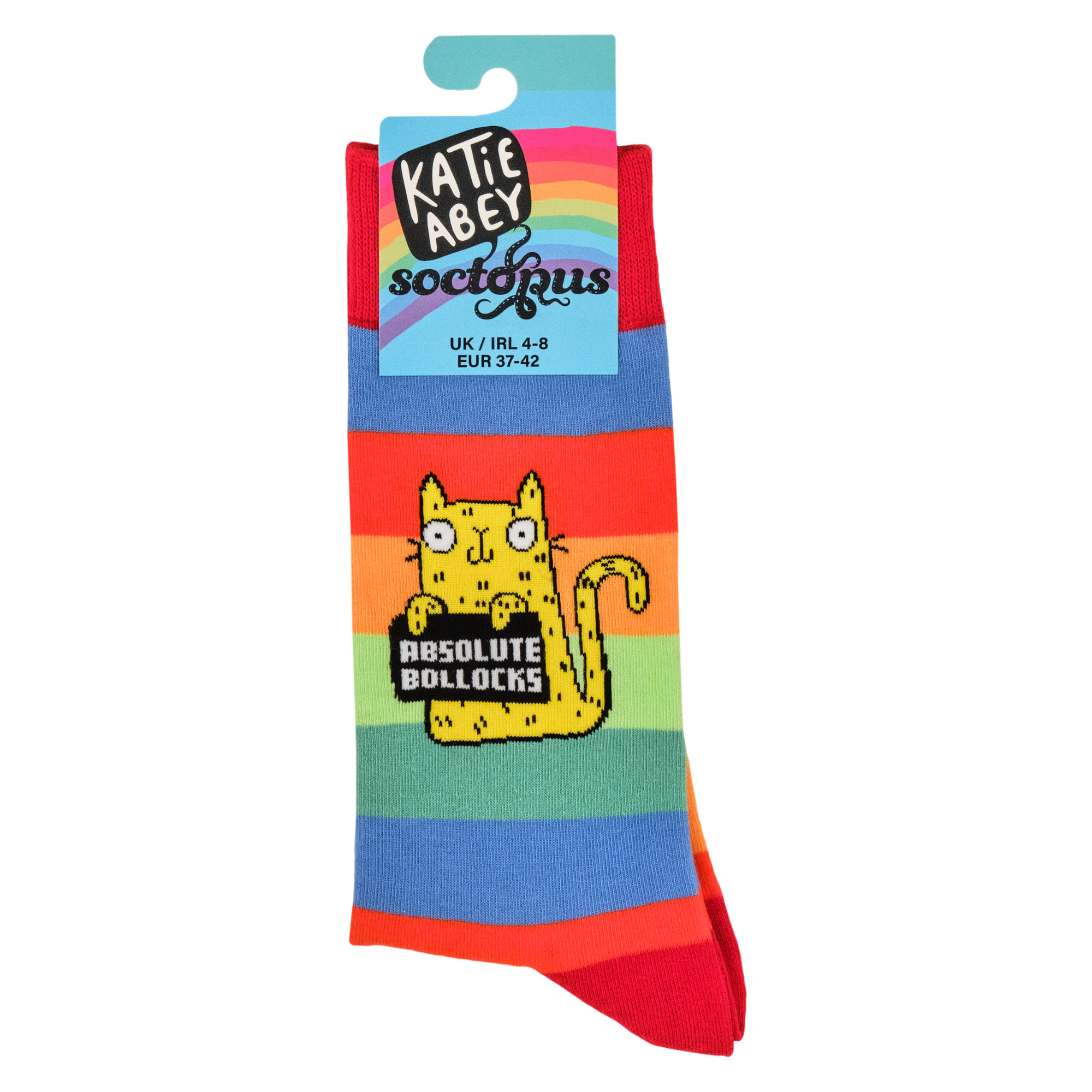 Absolute Bollocks Socks - Socktopus X Katie Abey
