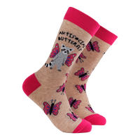 Antisocial Butterfly Socks