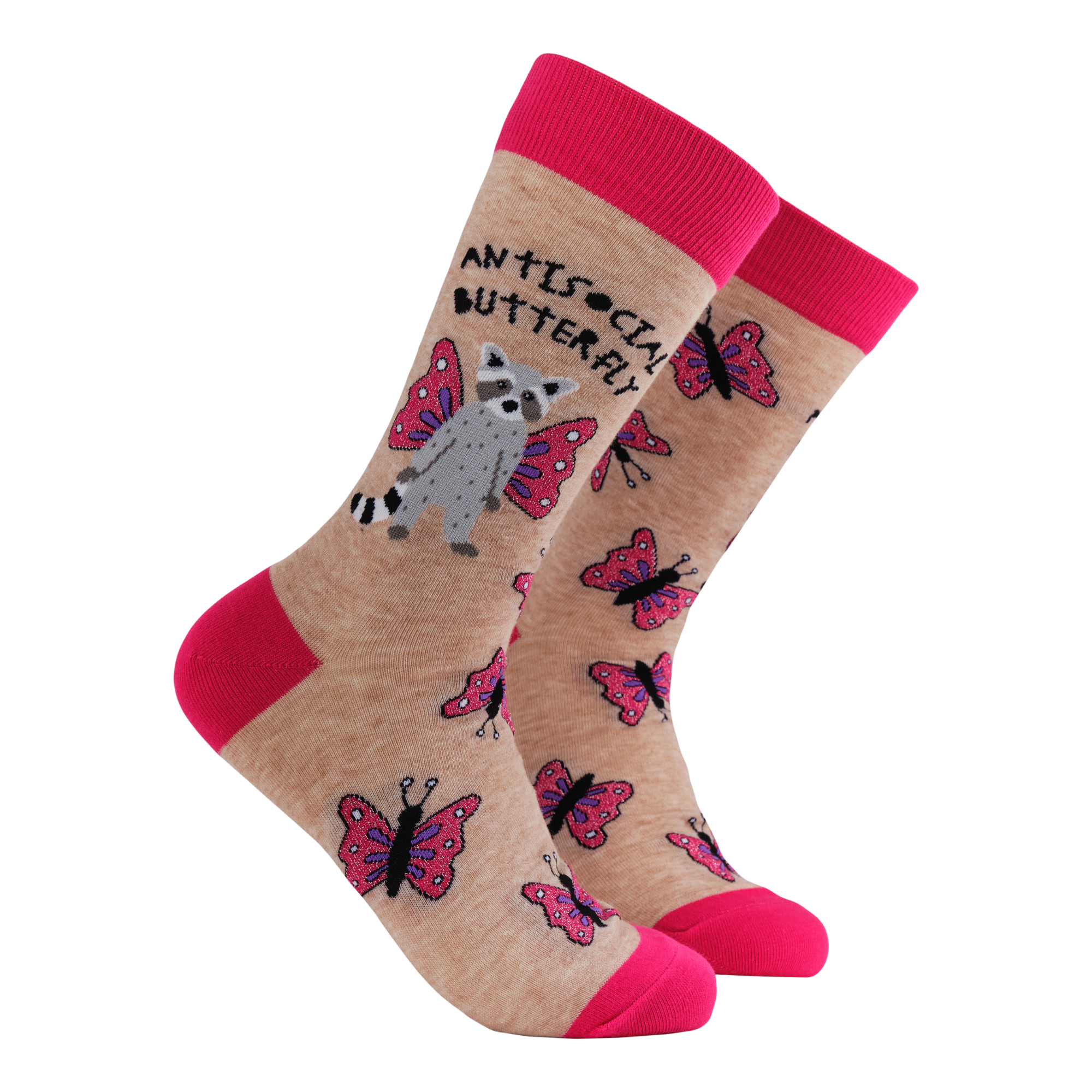 Antisocial Butterfly Socks