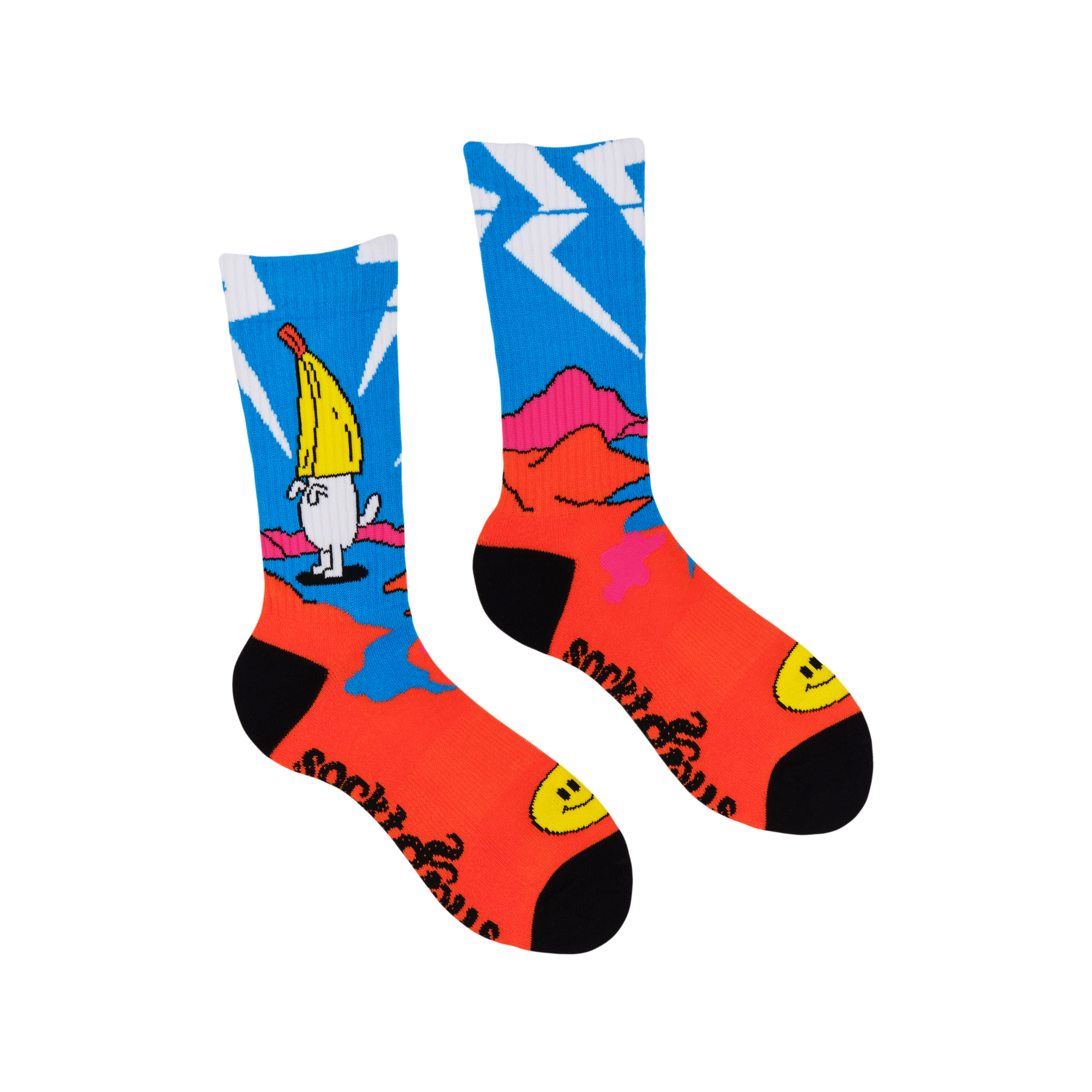 Banana Head Athletic Socks - Chloe Studios