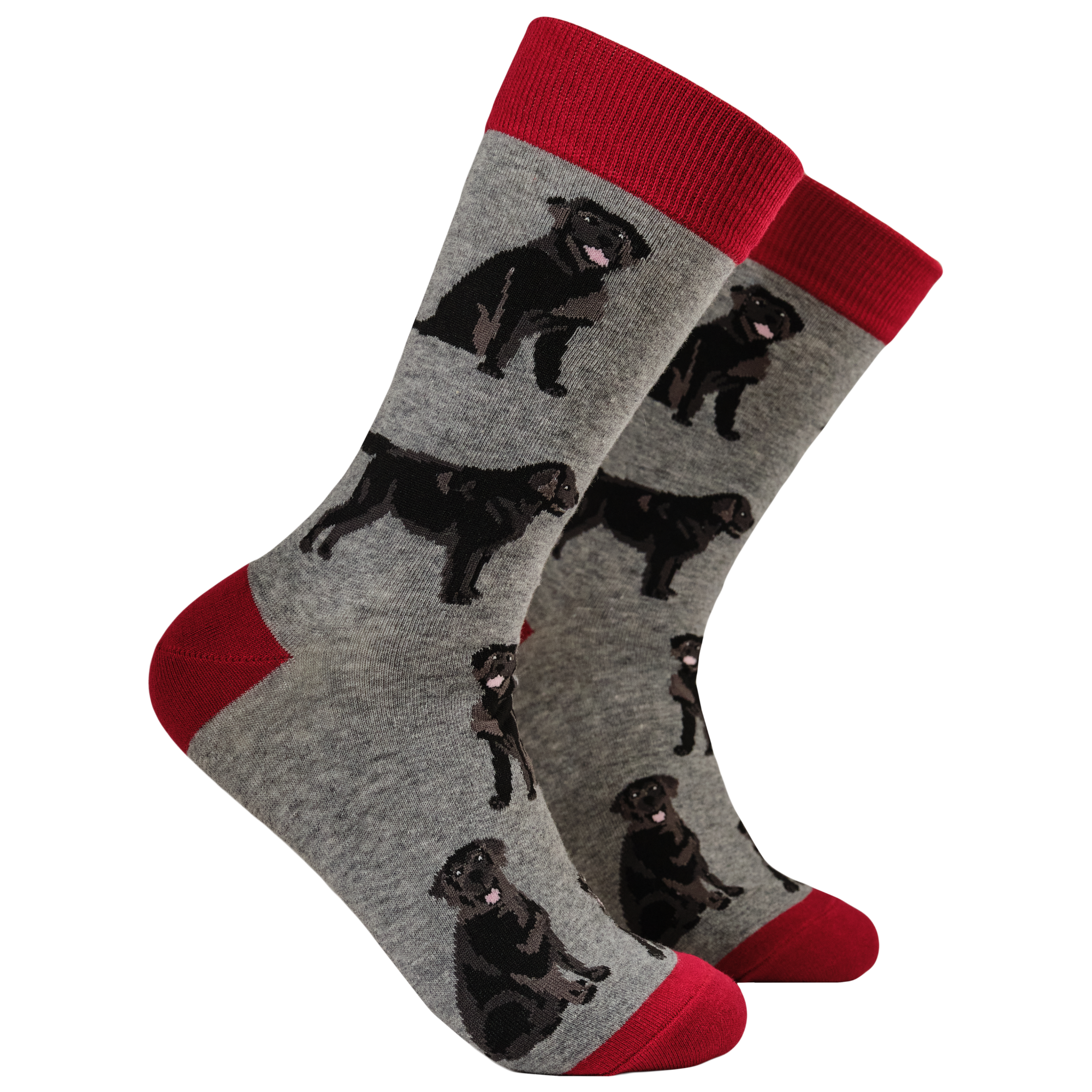 Black Labrador Dog Socks - Labradorable