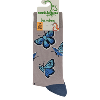 Bamboo Socks - Blutterflies