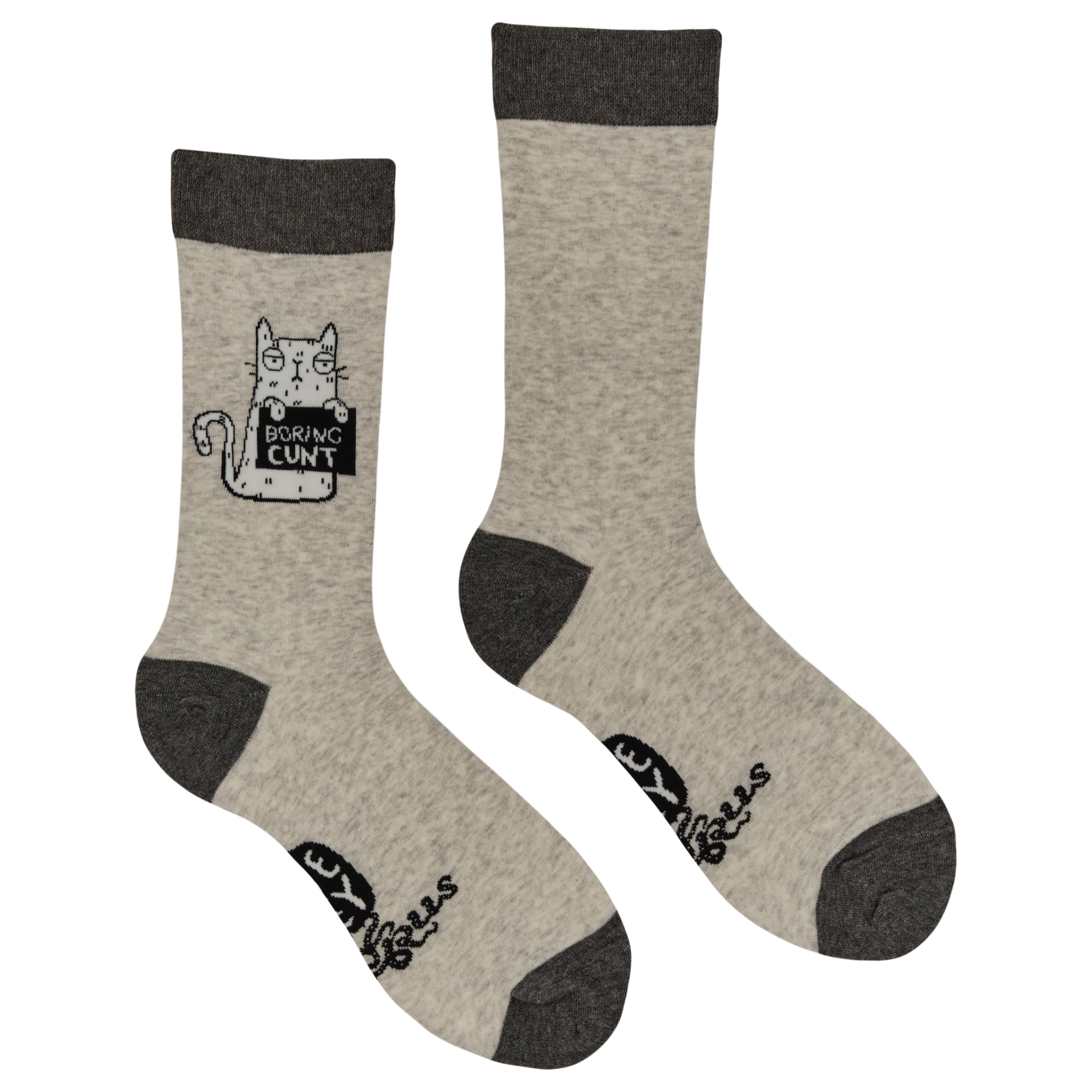 Boring Cunt Socks - Socktopus X Katie Abey