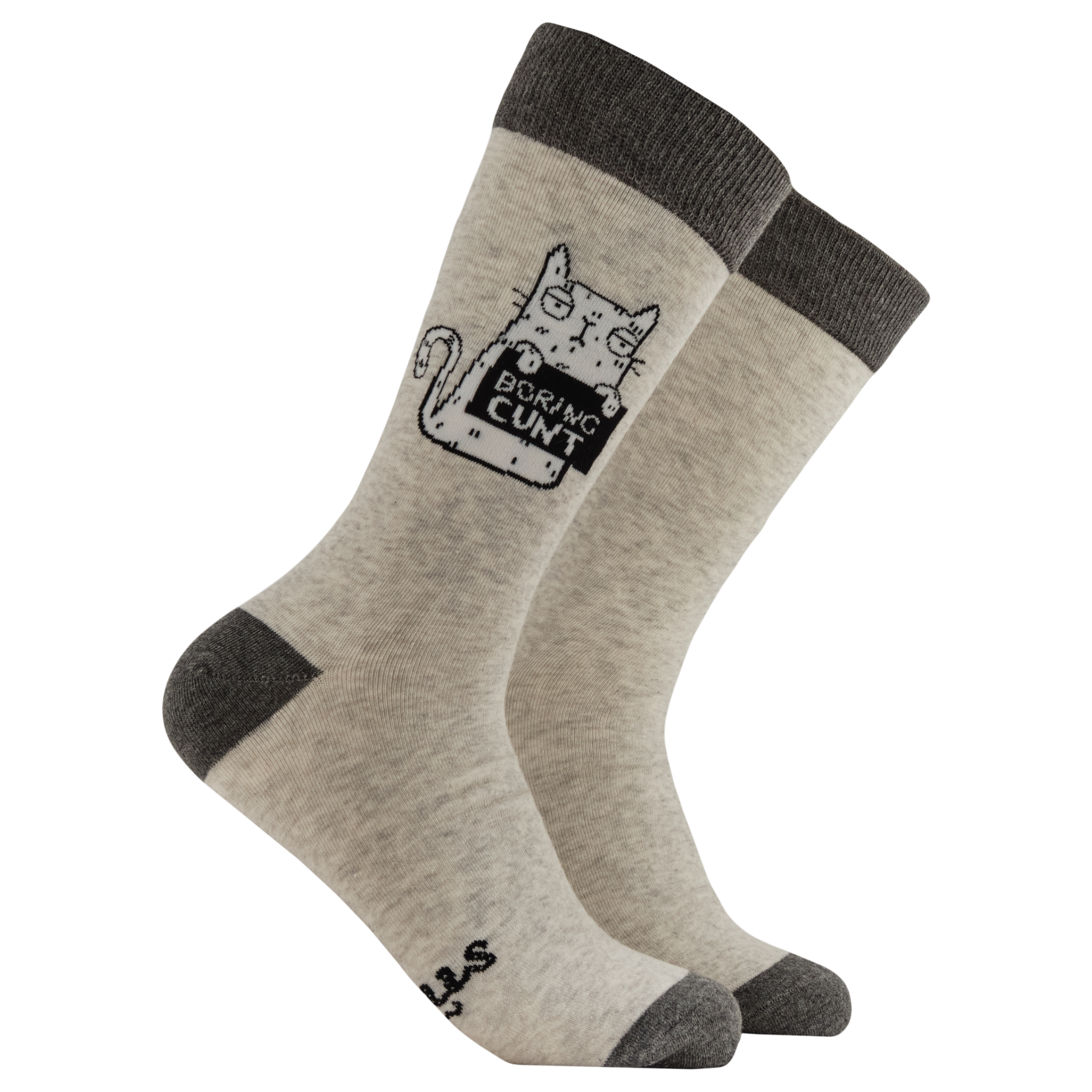 Boring Cunt Socks - Socktopus X Katie Abey