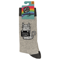 Boring Cunt Socks - Socktopus X Katie Abey