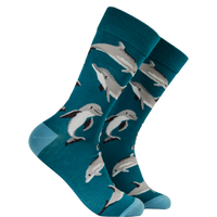 Bamboo Socks - Bottle-Toes Dolphin